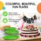 100 Count Lime Green Paper Plates 9 Inch Disposable Plates for Parties Events and Picnics